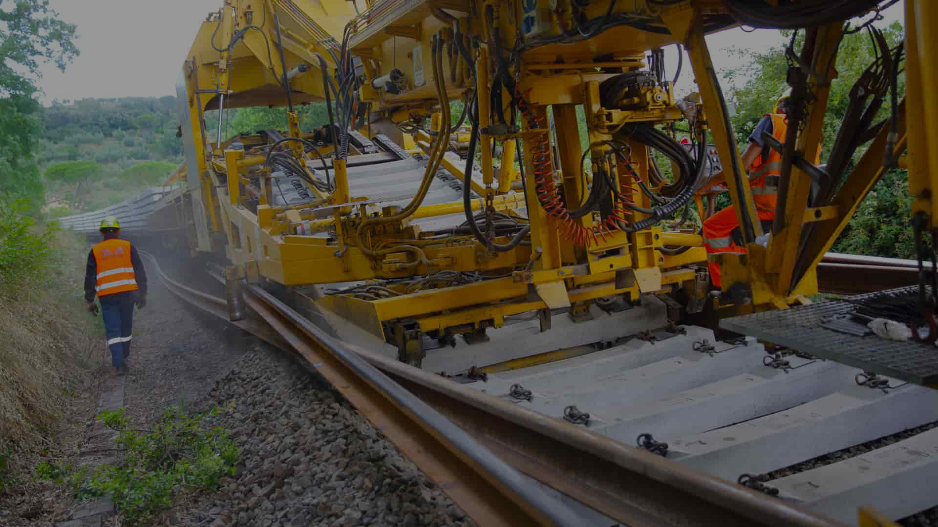 Rail Salcef track maintenance